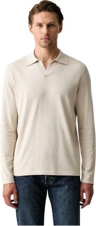 Marc O'Polo Maglione con scollo a V - - Knitwear - Uomo - Beige - M
