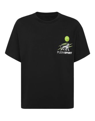 Plein Sport T-Shirt Ronde Hals Ss Tiger