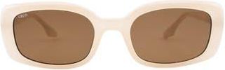 Otra Eyewear Daisy Oval Sunglasses in Frosted Ivory/Brown at Nordstrom Rack