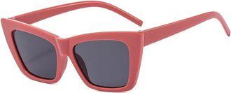 Generic Mens Vacation Driving Sunglasses Outdoor Womens Commuter Sun Glasses(Red)
