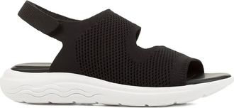 Geox Spherica slingback sandals - women - Polyester/Rubber/Fabric - 38 - Black