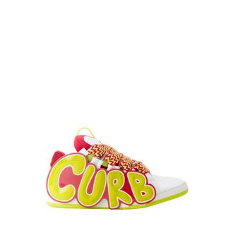 Lanvin Curb Patch Sneakers In Leather in Colored at Nordstrom, Size 38