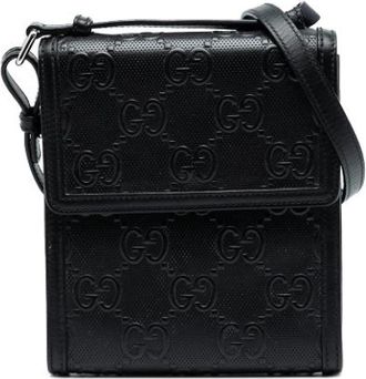 Gucci Pre-owned Cross Body Bags, female, Black, Size: ONE SIZE Pre-owned Cross Body Bag