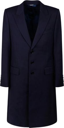 Dolce & Gabbana Heren, Mantels, Blauw, Maat: 2XL