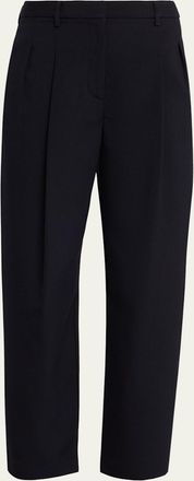 TWP Pleated Wool Cigarette Pants