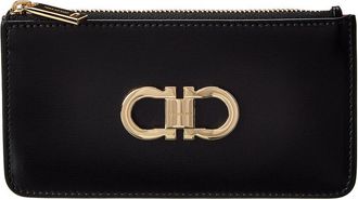 Ferragamo Gancini Leather Card Case