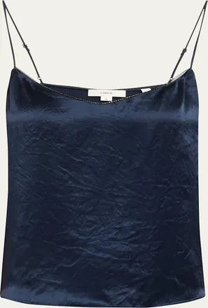 Vince Beaded Satin Cami