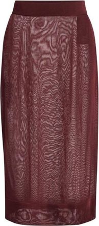 Saint Laurent Sheer Midi Skirt, Size Medium