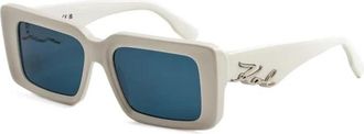 Karl Lagerfeld Kl 6180S 105 Zonnebrillen - Dames - Zonnebrillen - Wit - 53 MM - Accessoires
