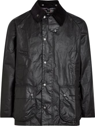 Barbour Bedale Waxed Cotton Jacket - Black - Xxl