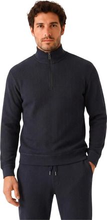 HUGO BOSS Heren, Sweatshirts & Hoodies, Blauw, Maat: L Katoen