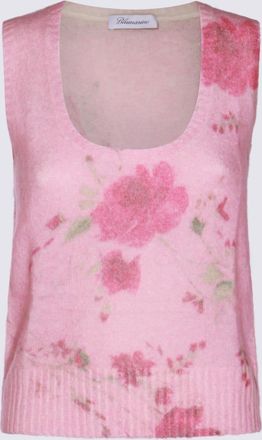 Blumarine Pink Wool Top