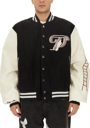 3.Paradis Varsity Letterman Jacket - Heren - Bomber jackets - Veelkleurig - M - Wol - Jassen
