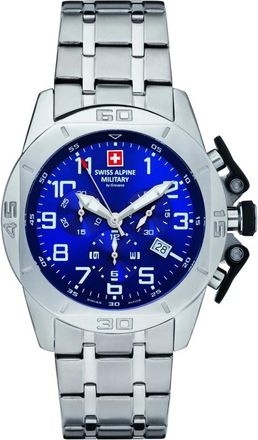 Swiss Alpine Military Tornado Chrono 7063.9135 - Heren - Horloges - Blauw - ONE Size - Accessoires