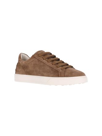 Tod's Suede Low-Top Sneaker - Tan