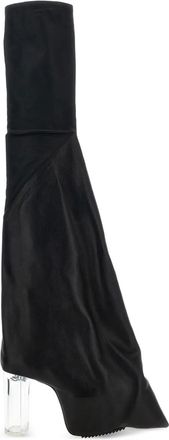 Rick Owens Stivali sopra il ginocchio Taco Kiss - Nero