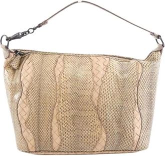 Bottega Veneta Pre-owned Shoulder Bags, female, Beige, Size: ONE SIZE Pre-owned Shoulder Bag