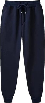 Generic Womens Joggers Casual Sweatpants UK Drawstring Elastic Waist Tracksuit Bottoms With Side Pockets Autumn Winter Cotton Cuffed Plain Athletic Trousers L