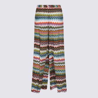 Missoni Womens Trousers Multi-Dark Base _vi Me Multi/dark