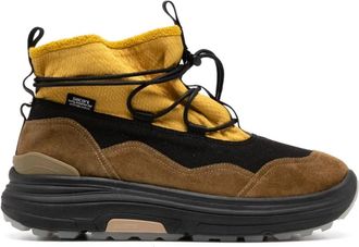 Suicoke Lace-up Boots, male, Yellow, 9 UK, Chunky Sole Lace-Up Boots