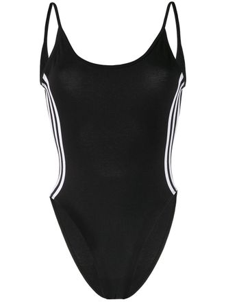adidas Gestreepte bodysuit - Zwart