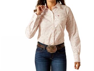 Ariat The Union Star Kirby Stretch Shirt - Plus In Dark Mauve