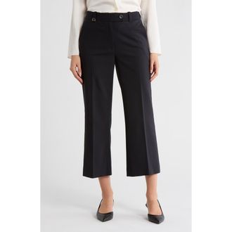 DKNY Compression Cotton Blend Pants in Navy at Nordstrom Rack, Size 10