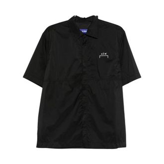 A-Cold-Wall* Acwmsh 185 Polo Shirt - male - A-COLD-WALL - Short Sleeve Shirts - Black - 2XL - Shirts