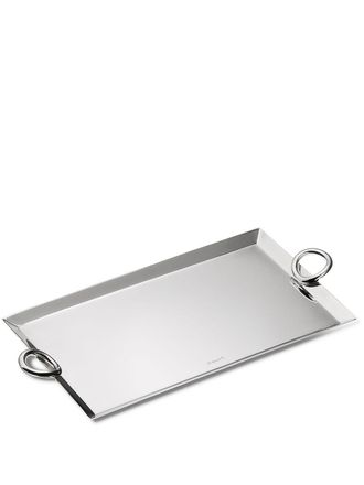 Christofle Vertigo rectangular tray (25cm x 14cm) - Silver