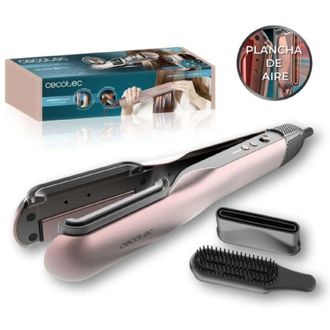 Cecotec Plancha De Pelo Con Aire Airlisse 2in1 Forcedry Black. 1000w, Flujo De Aire 19,7m/s, 2 Cabezales Imantados, Sin Frizz - Cecotec