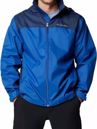 Columbia Mens Glennaker Rain Jacket In Blue