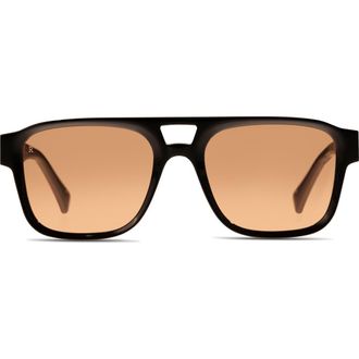 Raen Optics Rifka 54mm Square Sunglasses in Recycled Black/Spritz at Nordstrom
