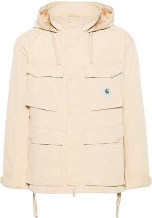 Carhartt Work in Progress Balto logo-patch hooded jacket - men - Polyester/Nylon - S - Neutrals