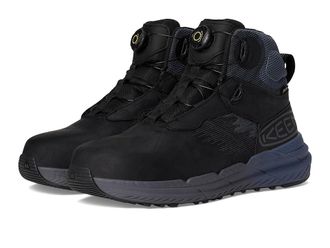 Keen Snapline RF Waterproof Boot (Carbon-Fiber Toe) Mens Work Boots Vintage Indigo/Black : 11.5 D - Medium, Leather/Textile