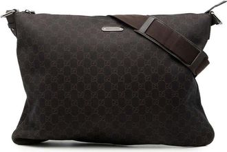 Gucci Pre-owned Gucci GG Denim Crossbody Unisex 190628 200047