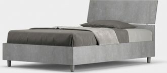 Les Tendances Cama De Una Plaza Y Media 120x200 Cm Con Caj&oacute;n Y Cabecera Inclinada Demas