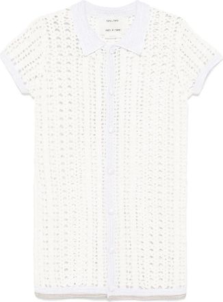 Forte_Forte Abito corto in maglia - Bianco