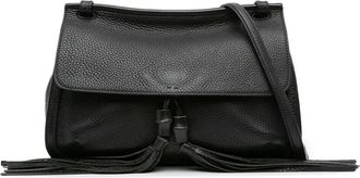 Gucci Borsa a tracolla Daily media in pelle e bambù 2016-2025 - Nero