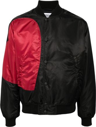 【値下】MOSCHINOメンズライダース型ブルゾンMサイズ MOSCHINO(モスキーノ) デニムライダースジャケットデニム