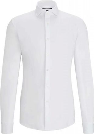 HUGO BOSS Overhemden, Heren, Wit, S, Boss - Overhemden > Formele Overhemden