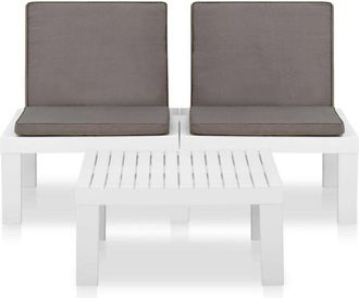 Progarden Tresillo Macarena &43 Cojines Blanco Conjunto, Tresillo Macarena &43 Cojines Blanco -este Es Un Conjunto De Exterior Muy Vers&aacute;til Y Funcionalest&aacute; Hech