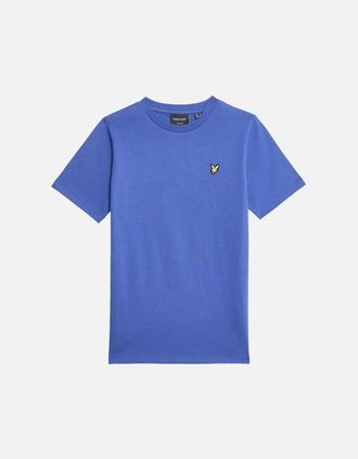 Lyle & Scott Mens Lyle Scott Mens Short Sleeve T Shirts Regular Fit Crew Neck Summer Cotton Tee - Blue - Size: 36