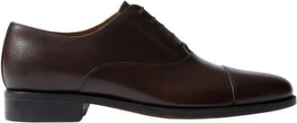 Scarosso Giove Marrone Oxfords - Heren - Veterschoenen - Bruin - 42 1/2 EU - Leer - Schoenen
