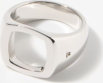 Tom Wood Open Cushion signet ring