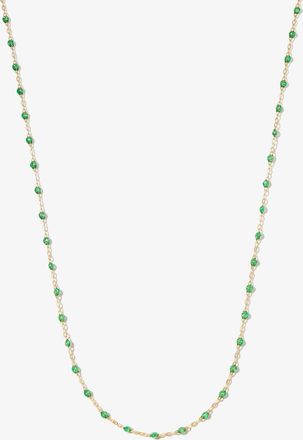Gigi Clozeau 18K Yellow Gold Classic Beaded Necklace - Womens - Enamel/18kt Yellow Gold