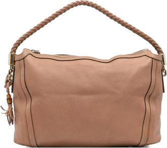 Gucci Pre-owned Handbags, female, Brown, Size: ONE SIZE Pre-owned Leather Shoulder Bag