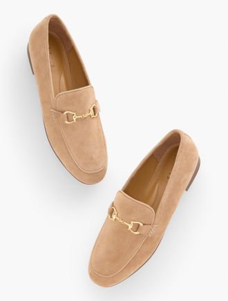 Talbots Katelyn Suede Loafers - Light Toffee - 8 1/2 M Talbots