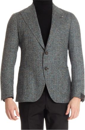 Tagliatore Blazer - Heren - Blazers - Veelkleurig - L - Wol - Jassen