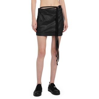 Ann Demeulemeester Magdalena Slouchy Waist Mini Skirt