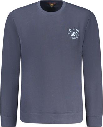 Lee SWS Crew Lange Mouwen Sweatshirt - Heren - Sweatshirts - Blauw - L - Hoodies & sweatvesten